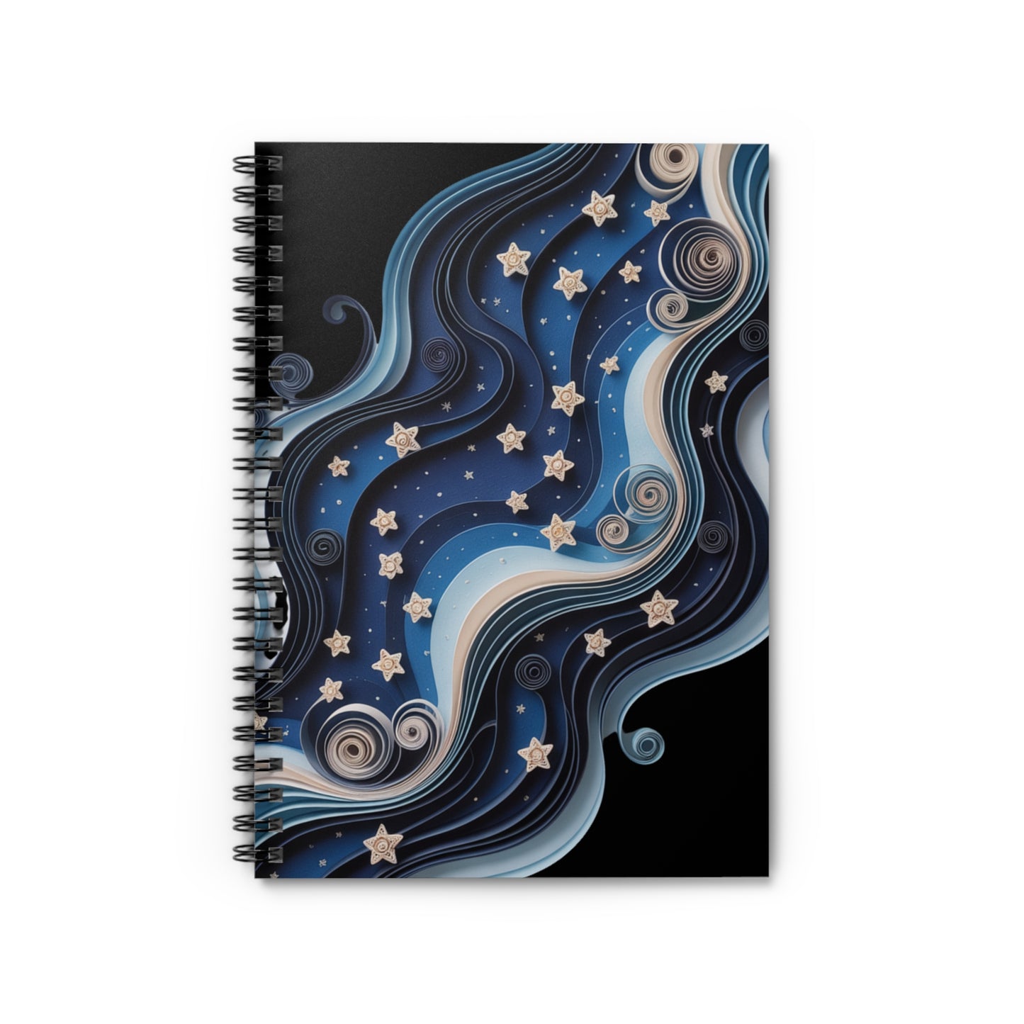 Celestial Star Journal Notebook, Aesthetic Spiral Notebook, Night Sky Writing Journal, Galaxy Inspired Notebook, Star Lover Gift