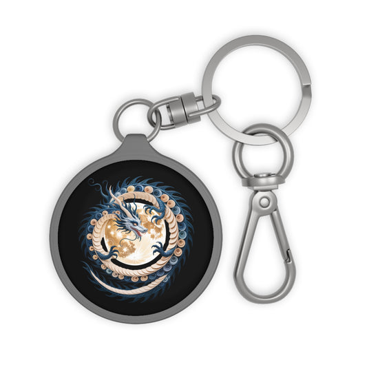 Dragon Keychain, Fantasy Keyring, Mythical Dragon Gift, Gamer Keychain, Dragon Lover Gift, Fantasy Art Accessory