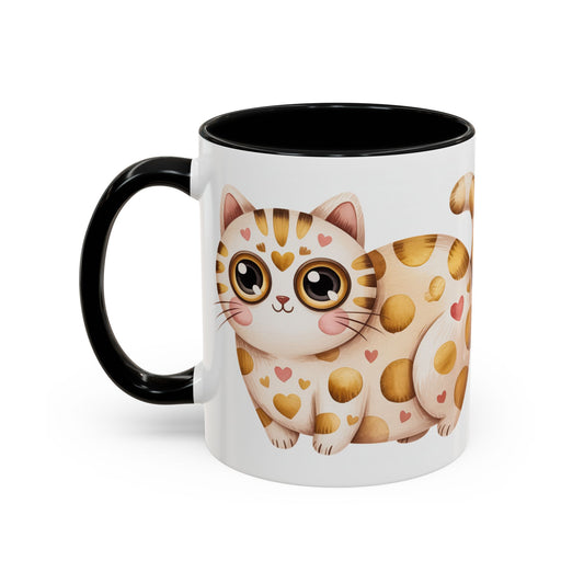 Cute Cat Coffee Mug | Kawaii Kitty Mug | Adorable Cat Lover Gift | Cozy Animal Mug | 11oz & 15oz Ceramic Cup